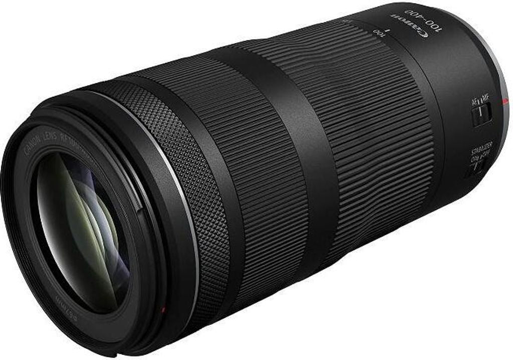 Canon RF 100 - 400 mm f5.6 - 8 IS USM, Teleobjektiv, 12/9, 100 - 400 mm, Bildstabilisator, Canon RF, Autofokus