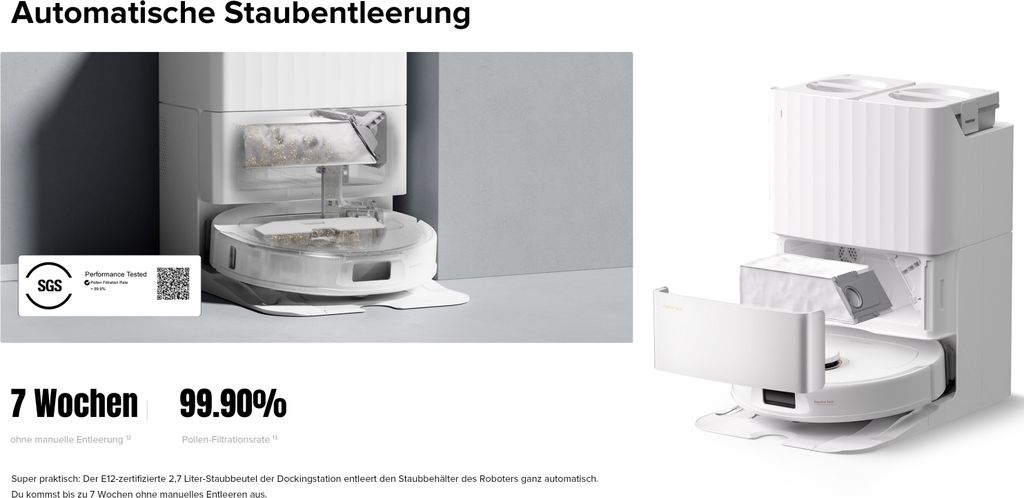 roborock Qrevo 5AE Weiß