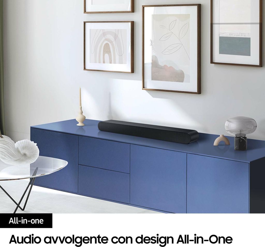 Samsung HW - S60D, 5.0 Kanäle, DTS Express, DTS - HD Master Audio, DTS:X, Dolby Atmos, Dolby Digital Plus, Dolby TrueHD, Schwarz, AAC, AIFF, ALAC, FLAC, MP3, OGG, WAV, Amazon Alexa & Google Assistant, Verkabelt & Kabellos