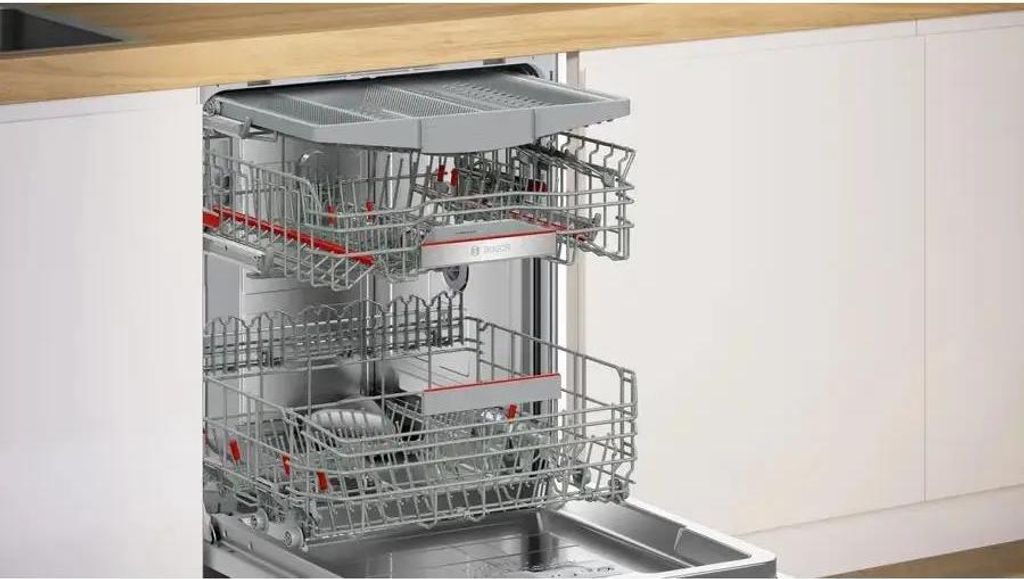 Bosch Serie 6 SMI6ZCS16E, Halb integriert, Standardgröße (60 cm), Edelstahl, Tasten, 1,75 m, 1,65 m