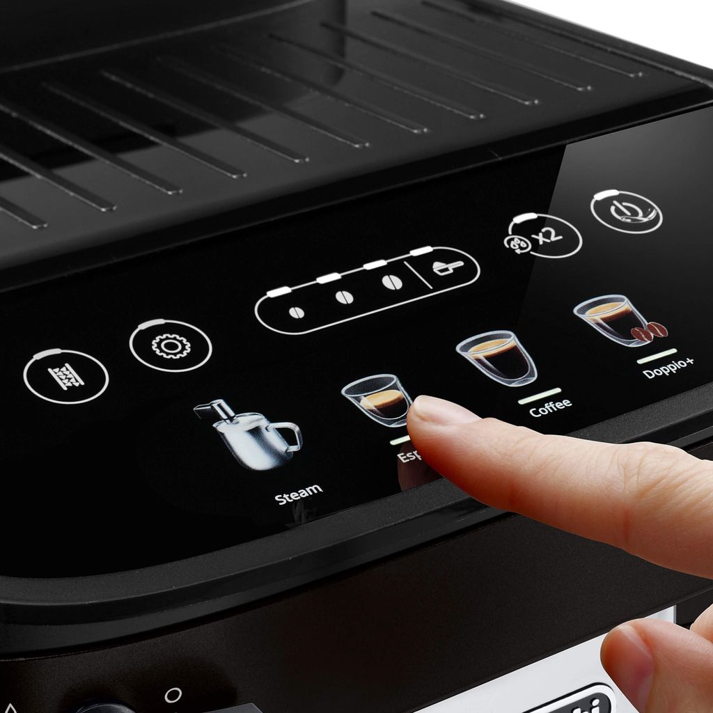 De'Longhi De’Longhi Magnifica Evo ECAM290.22.B, Espressomaschine, 1,8 l, Kaffeebohnen, Gemahlener Kaffee, Eingebautes Mahlwerk, 1450 W, Schwarz