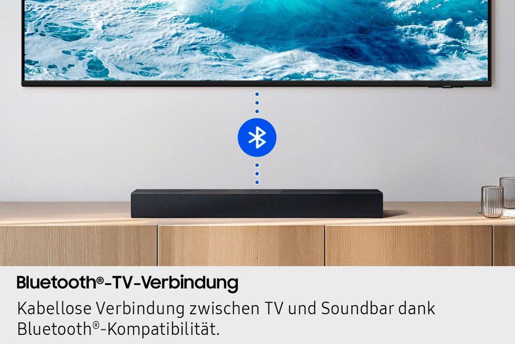 Samsung Ultra Slim Soundbar HW - S810GD 3.1.2 - Kanal & Subwoofer (2024), 3.1.2 Kanäle, 330 W, DTS Virtual:X, Dolby Atmos, Dolby Digital 5.1, Dolby Digital Plus, Dolby TrueHD, Adaptiv, Game Pro, Nacht, Standard, Kabellos, 200 W
